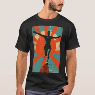 T-shirt Retro Marathon Runner