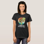 T-shirt Retro  Marathoner Marathon Runner Turtle Running T (Devant entier)