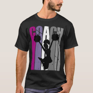 T-shirt Retro Master Cheerleader Instructeur Feminine Coac