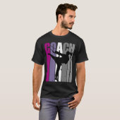 T-shirt Retro Master Karate Instructeur Feminine Coach Coa (Devant entier)