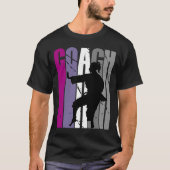 T-shirt Retro Master Karate Instructeur Feminine Coach Coa (Devant)