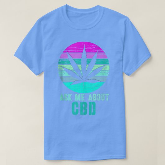 T-shirt Retro Me Demandez À Propos De Cbd Cannabidiol Shir (Design devant)