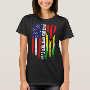 T-shirt Retro Meilleur Big Brother Jamais American Guyana