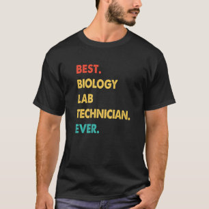 T-shirt Rétro Meilleur Technicien de laboratoire en biolog