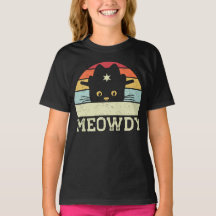 Retro Meowdy Chat Mème Drôle Cowboy Chat Casquette