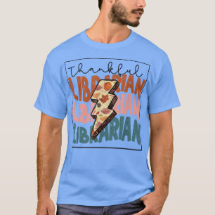 T-shirt Rétro Merci Bibliothécaire Retour À L'École Biblio