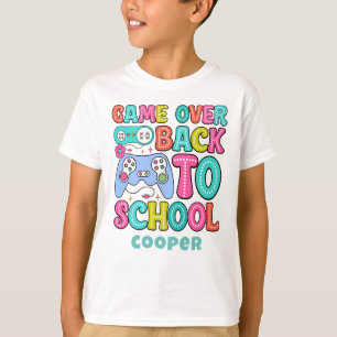 T-shirt rétro mignon retour au jeu pour garçons