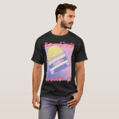 T-shirt Rétro Mix bande 80s Vaporwave esthétique japonaise (Devant entier)