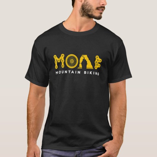 T-shirt Retro Moab Slickrock Mountain Vélo Mtb Rid (Devant)