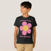 T-shirt Retro Mod 70s Ckleball Flower D  (Devant entier)