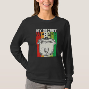 T-shirt Rétro Mon Arme Secrète Alimentation Cuisine Cuisin