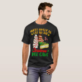 T-shirt Retro Most Likely To Eat All The Christmas Tree Ca (Devant entier)