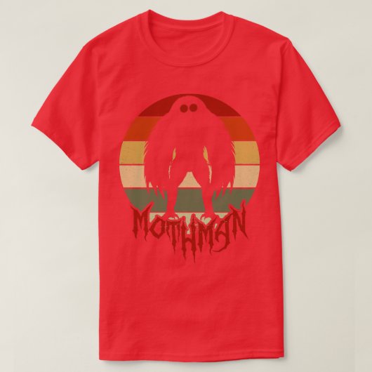 T-shirt Retro Mothman (Design devant)
