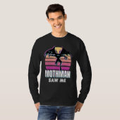 T-shirt Retro Mothman 80s Cryptid Sunset (Devant entier)