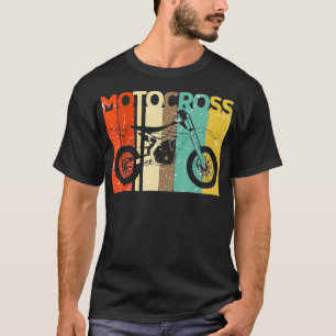 T-shirt Retro Motocross et Dirt Bike Supercross Vintage