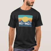 T-shirt retro mountain (Devant)