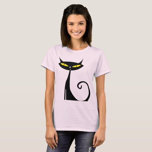 T-shirt Retro Moyen Siècle moderne de l'âge atomique Mod C (Devant entier)