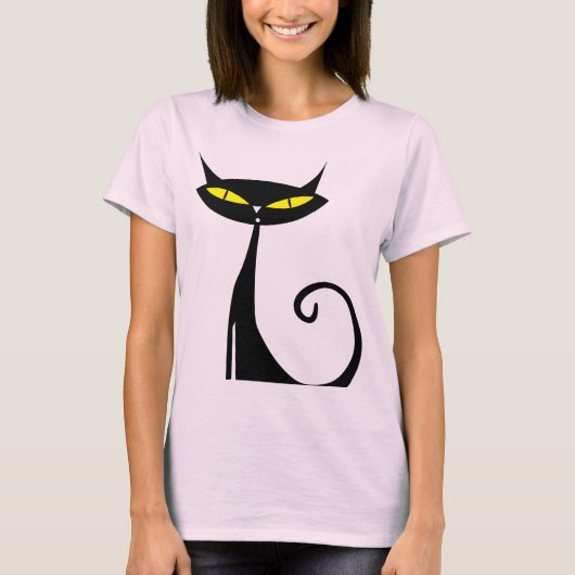 T-shirt Retro Moyen Siècle moderne de l'âge atomique Mod C (Devant)