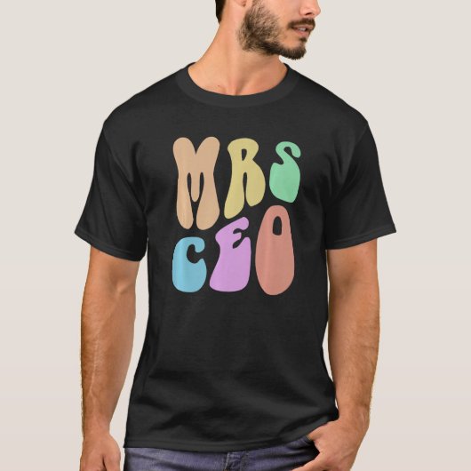 T-shirt Retro MRS PDG Femme MAMA Petite entreprise Proprié (Devant)