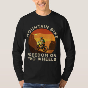 T-shirt Retro MTB Trail Mountain Nouveau vélo vélo vélo vé