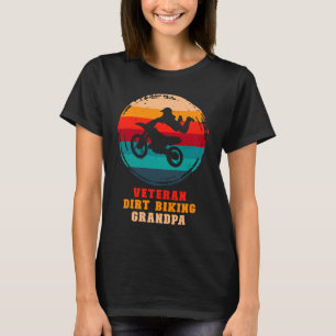 T-shirt Retro Mx Motocross Grand-père Vélo Dirt Vélo Gr