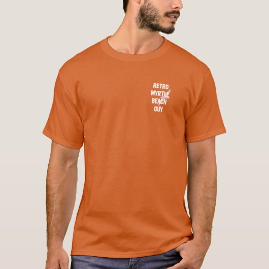T-shirt Rétro Myrtle Beach Guy (Devant)