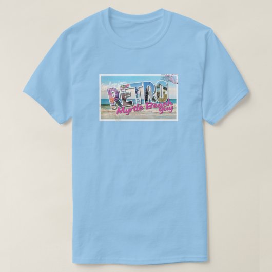 T-shirt Rétro Myrtle Beach Guy (Design devant)