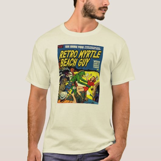 T-shirt Rétro Myrtle Beach Guy (Devant)