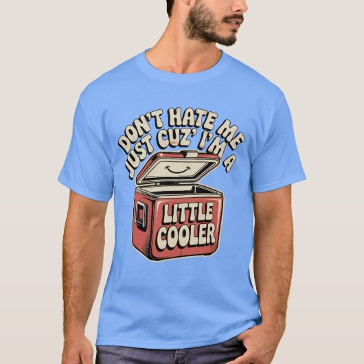 T-shirt Retro Ne me hait pas Juste parce que je suis un pe (Devant)