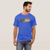 T-shirt Rétro ne meurt jamais (Devant entier)