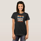 T-shirt Retro November 1934 88 Year Old Fishing 88th Birth (Devant entier)