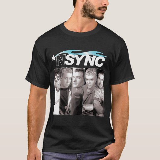 T-shirt Retro Nsync Forever Noël Nsync 90S Music Boy (Devant)