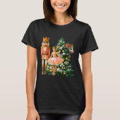 T-shirt Retro Nutcracker Ballet Nk Christmas Xmas Vibes Wo (Devant)