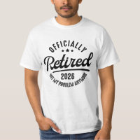 Retro Officiellement à la Retraite 2026 Drôle de R