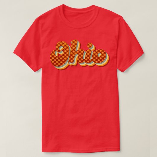 T-shirt Retro Ohio (Design devant)