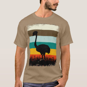 T-shirt Retro Ostrich