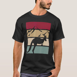T-shirt Retro Outback Kangaroo Australie Animal Kangaroo