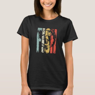 T-shirt Retro Outdoor Big Bass Fish - Pêcheur, Homme, Femm