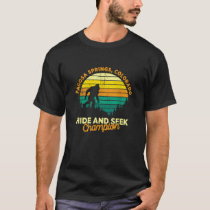 T-shirt Retro Pagosa Springs Colorado Big foot Souvenir