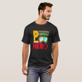 T-shirt Retro Paintball Hero Cool Baller Présente (Devant entier)