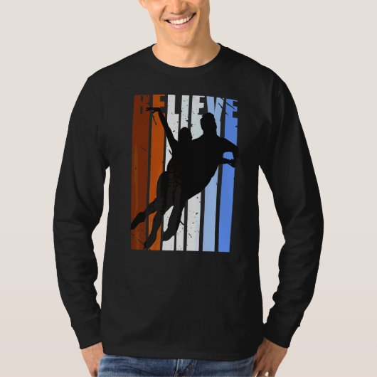 T-shirt Retro Pairs Ice Dancing Figure Dancers Patinage Sk (Devant)