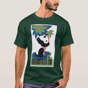 T-shirt Rétro panda de zoo de Brookfield
