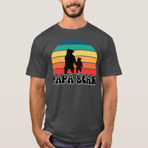 T-shirt Retro Papa Bear 2