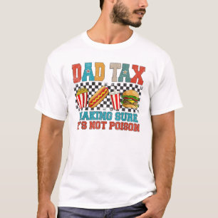 T-shirt Retro Papa fiscal S'assurer que ce n'est pas du po