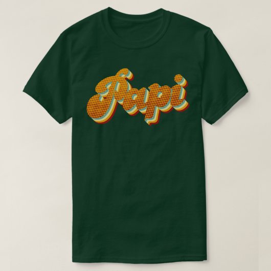 T-shirt Retro Papi (Design devant)