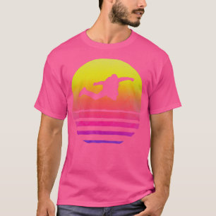 T-shirt Retro Parachute Vintage Skydiving Wingsurfing Fu