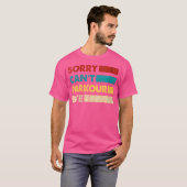 T-shirt Retro Parkour Sorry Cant Parkour Bye Funny Parkour (Devant entier)