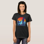 T-shirt Retro Parrot I Howling Wolf I hurle Blue India (Devant entier)