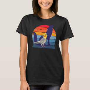 T-shirt Retro Parrot I Howling Wolf I hurle Cockatiel