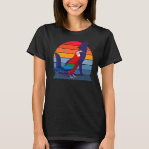 T-shirt Retro Parrot I Howling Wolf I hurle Green wing